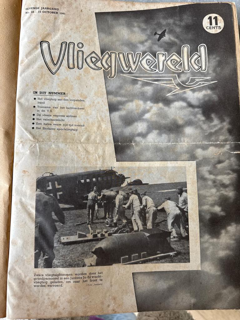 Vliegwereld Gebundeld: Jaargang 1941 / 1942, Verzenden, Gelezen, Overige typen