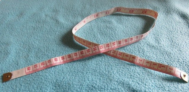 1 EURO OF GRATIS Meetlint 25 inch 64 cm NIEUW, Ophalen, Nieuw, Overige typen