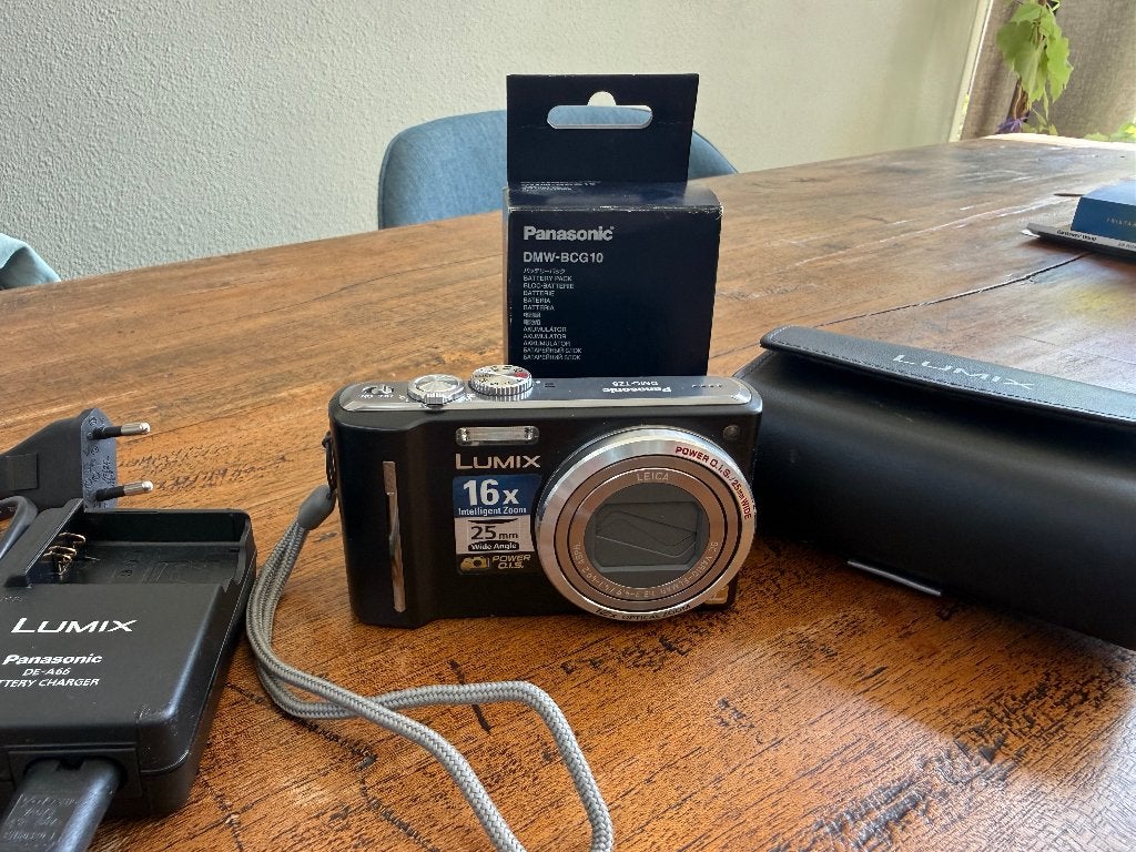 Fotocamera Panasonic Lumix DMC-TZ8, Audio, Tv en Foto, Fotocamera's Digitaal, Cameratas, Panasonic, 12 megapixels, Overige typen