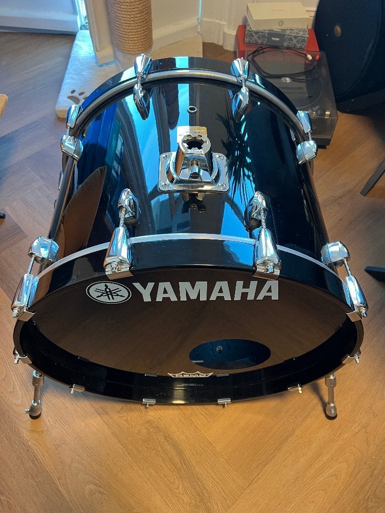 Yamaha Maple Custom Absolute Bassdrum - Solid Black 22"x16", Ophalen, Zo goed als nieuw, Yamaha