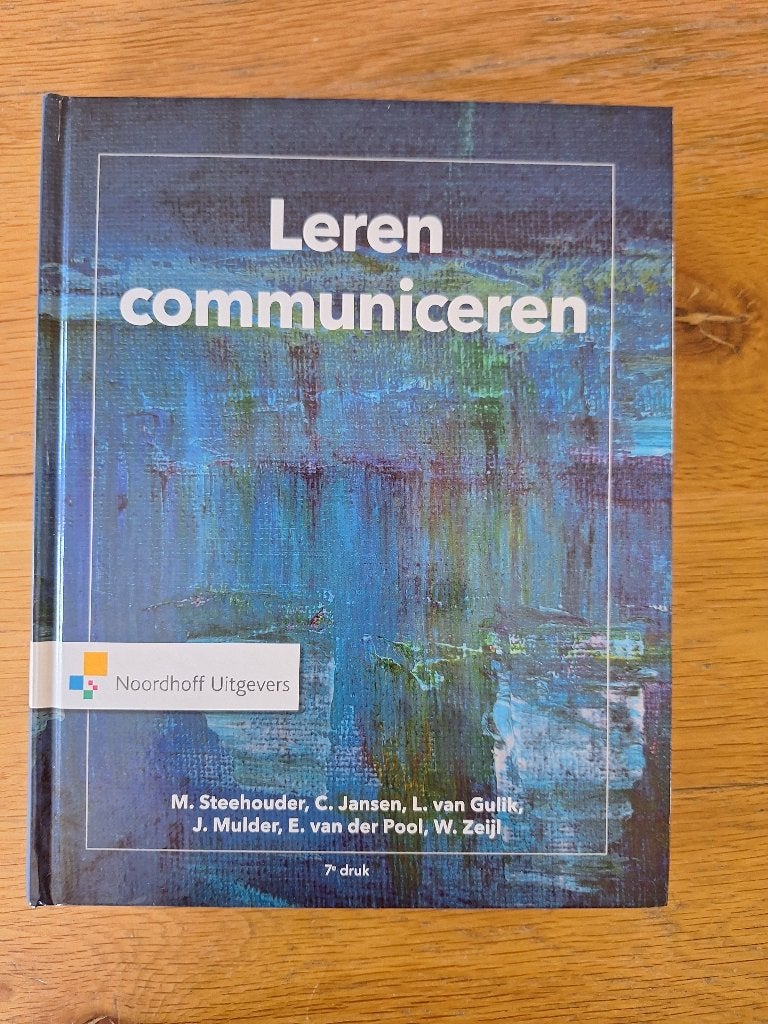 Willem Zeijl - Leren communiceren, Ophalen of Verzenden, Alpha, Zo goed als nieuw, HBO
