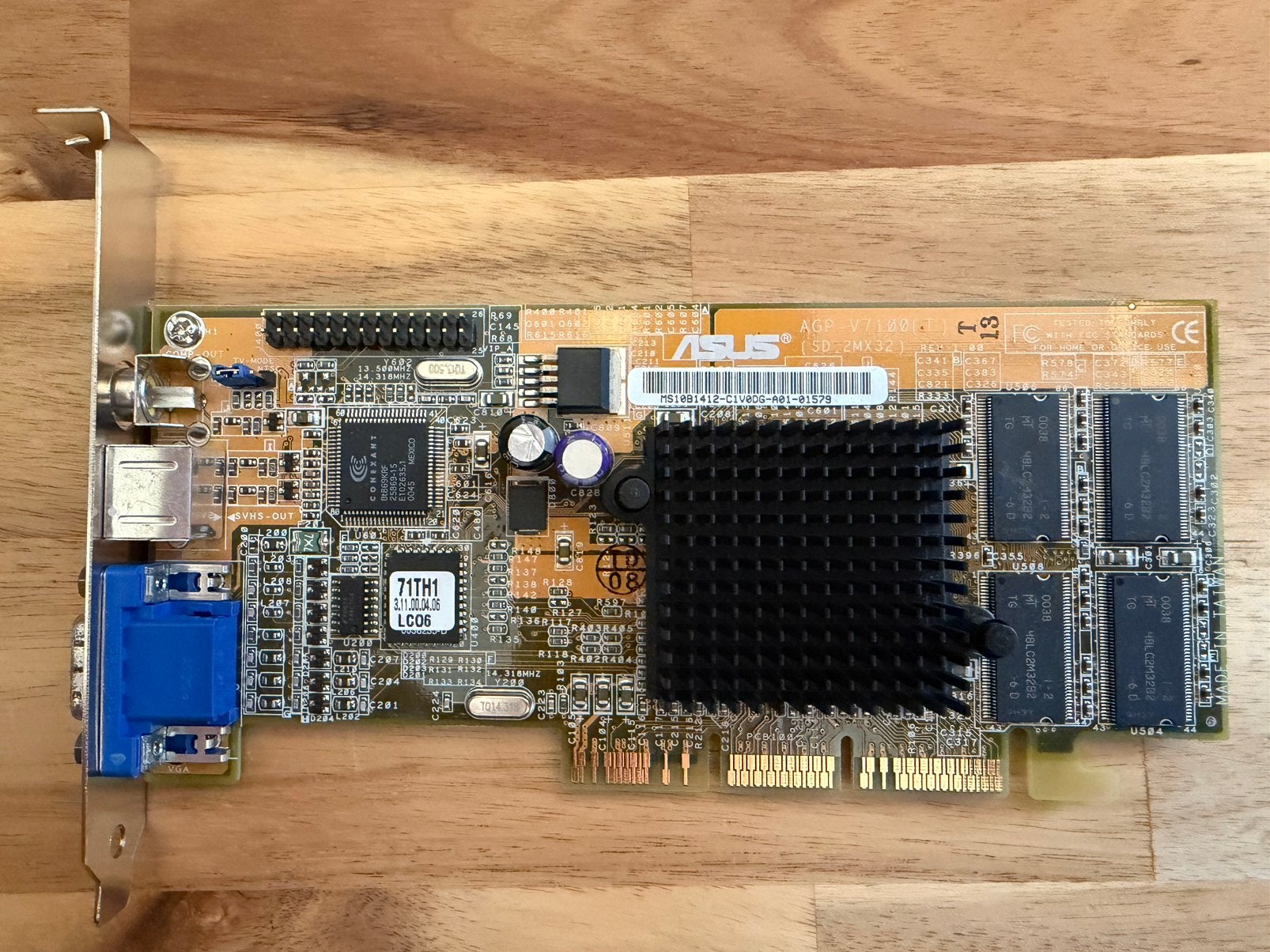 ASUS V7100/T GeForce2 MX 32MB AGP, Ophalen