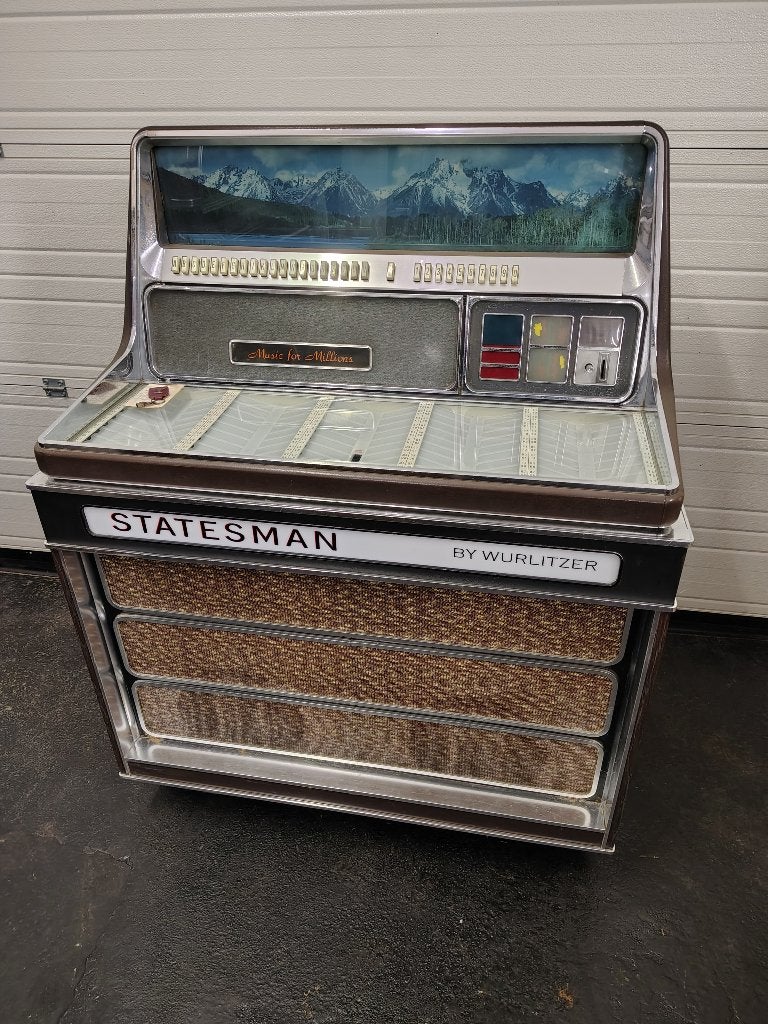 Wurlitzer Statesman 3400/ 1970 jukebox, Ophalen, Gebruikt, 1950 tot 1960, Seeburg