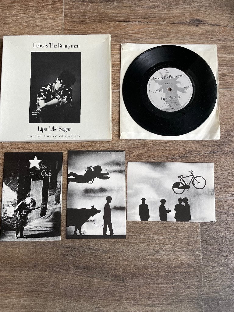 Echo & The Bunnymen - Lips Like Sugar (Limited Edition Box), Boxset, Verzenden, 7 inch, Zo goed als nieuw