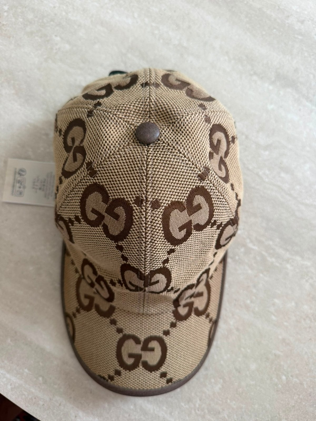 Gucci GG Canvas Baseballpet - Beige/Bruin, Ophalen, Gedragen, One size fits all, Pet