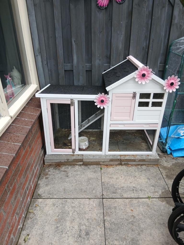 Buiten hok konijn kooi, Minder dan 60 cm, 110 cm of meer, Ophalen of Verzenden, Konijn