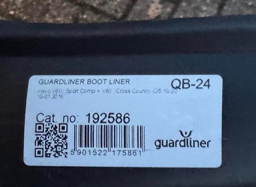 Guardliner kofferbakmat Volvo V60 (vanaf 2018), Ophalen of Verzenden, Gebruikt