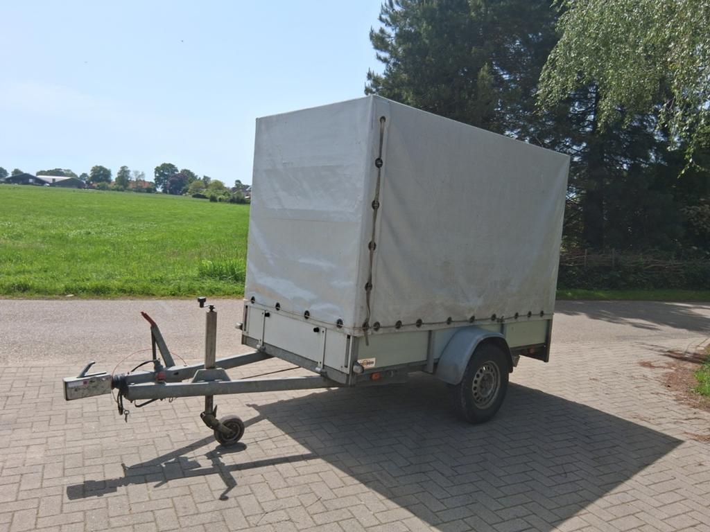 Te koop: Aanhanger met huif, Auto diversen, Aanhangers en Bagagewagens, Ophalen, Gebruikt