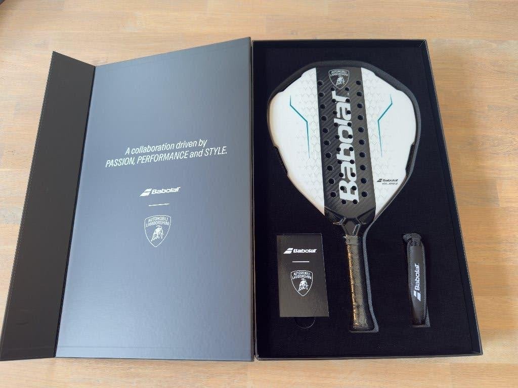 Babolat x Lamborghini BL003 Padel Racket Wit, Ophalen of Verzenden, Nieuw, Padelracket