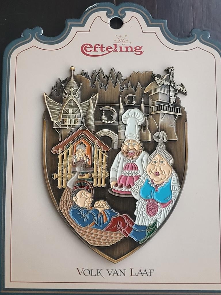 Zeldzame Efteling grote Volk van Laaf Pin | Epp 498, Verzamelen, Efteling, Nieuw, Button of Speldje, Ophalen of Verzenden