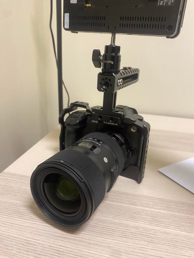 Panasonic GH5 Camera + Lens en accessoires!, Ophalen, Zo goed als nieuw, Overige merken