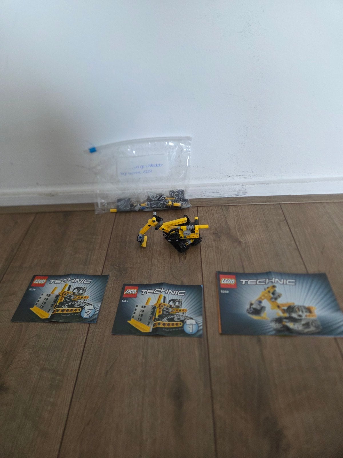 Lego Technic 8259 Mini Bulldozer/Graafmachine, Kinderen en Baby's, Speelgoed | Duplo en Lego, Gebruikt, Lego, Compleet, Ophalen of Verzenden