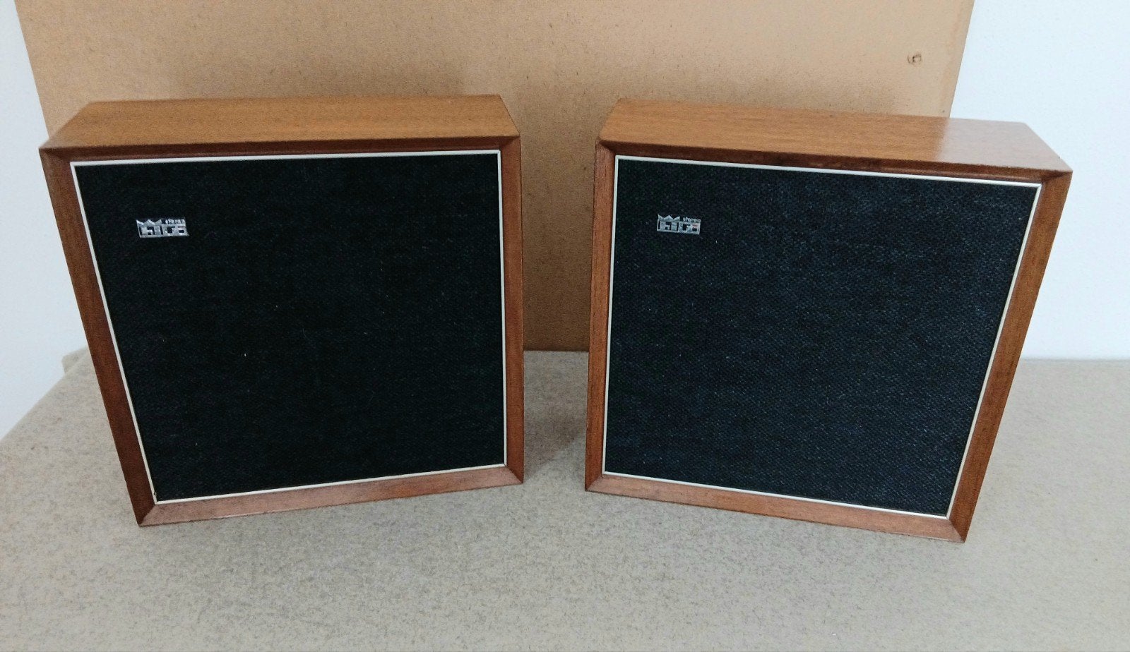 een stel vintage Philips/Aristona 413 hi-fi luidsprekers, Audio, Tv en Foto, Luidsprekers, Ophalen, Gebruikt, Minder dan 60 watt