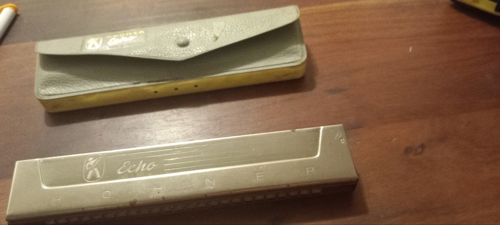 Hohner mondharmonica echo, Muziek en Instrumenten, Blaasinstrumenten | Mondharmonica's, Ophalen of Verzenden