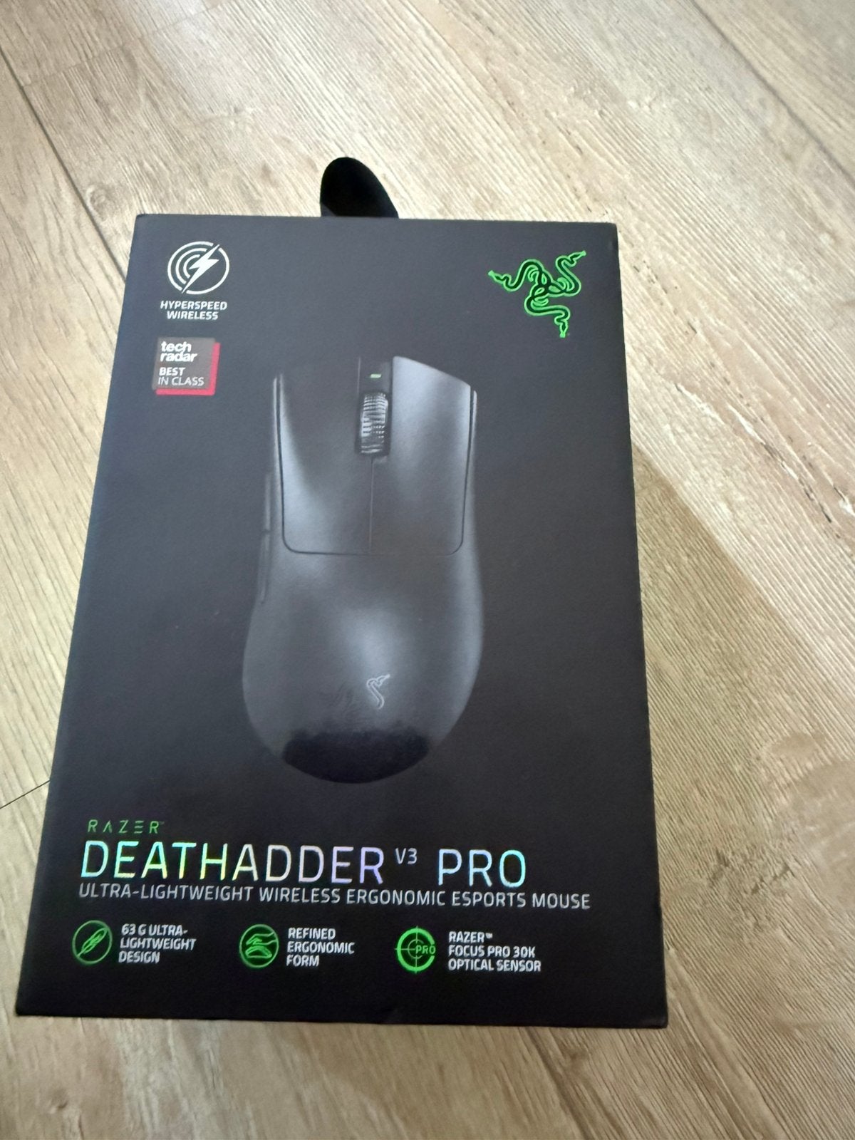Razer DeathAdder V3 Pro, Ophalen, Rechtshandig, Muis, Gaming muis
