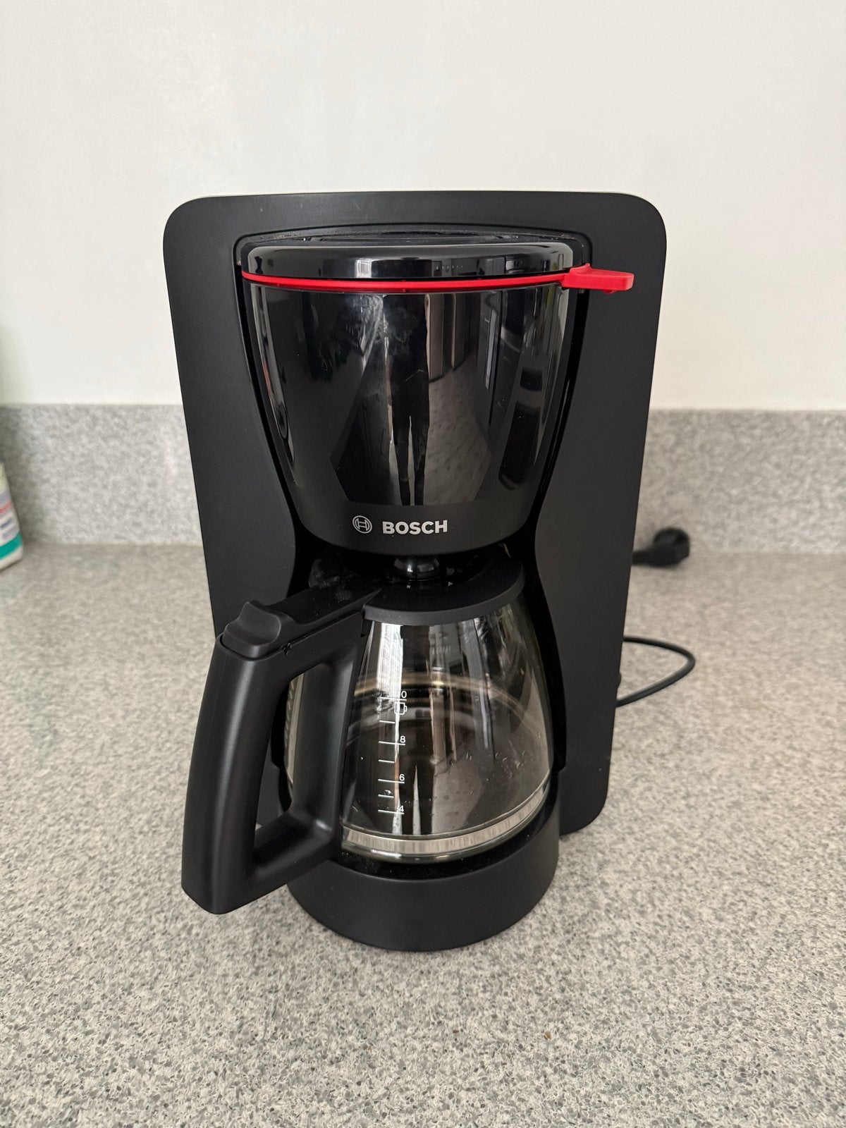 Bosch Koffiezetapparaat - Zwart, Zo goed als nieuw, Witgoed en Apparatuur, Koffiezetapparaten, Ophalen, 10 kopjes of meer, Koffiemachine