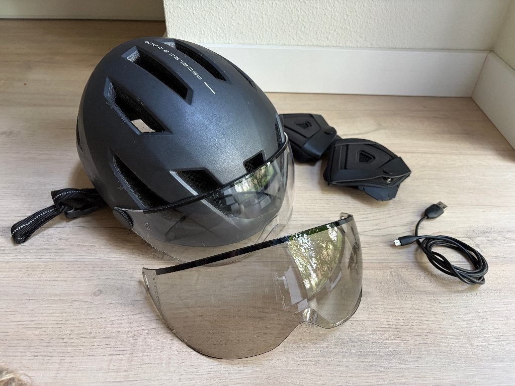 Helm Speedpedelec Pedelec Abus Ace Titan 2.0, Abus Pedelec 2, Gebruikt, M, Ophalen of Verzenden