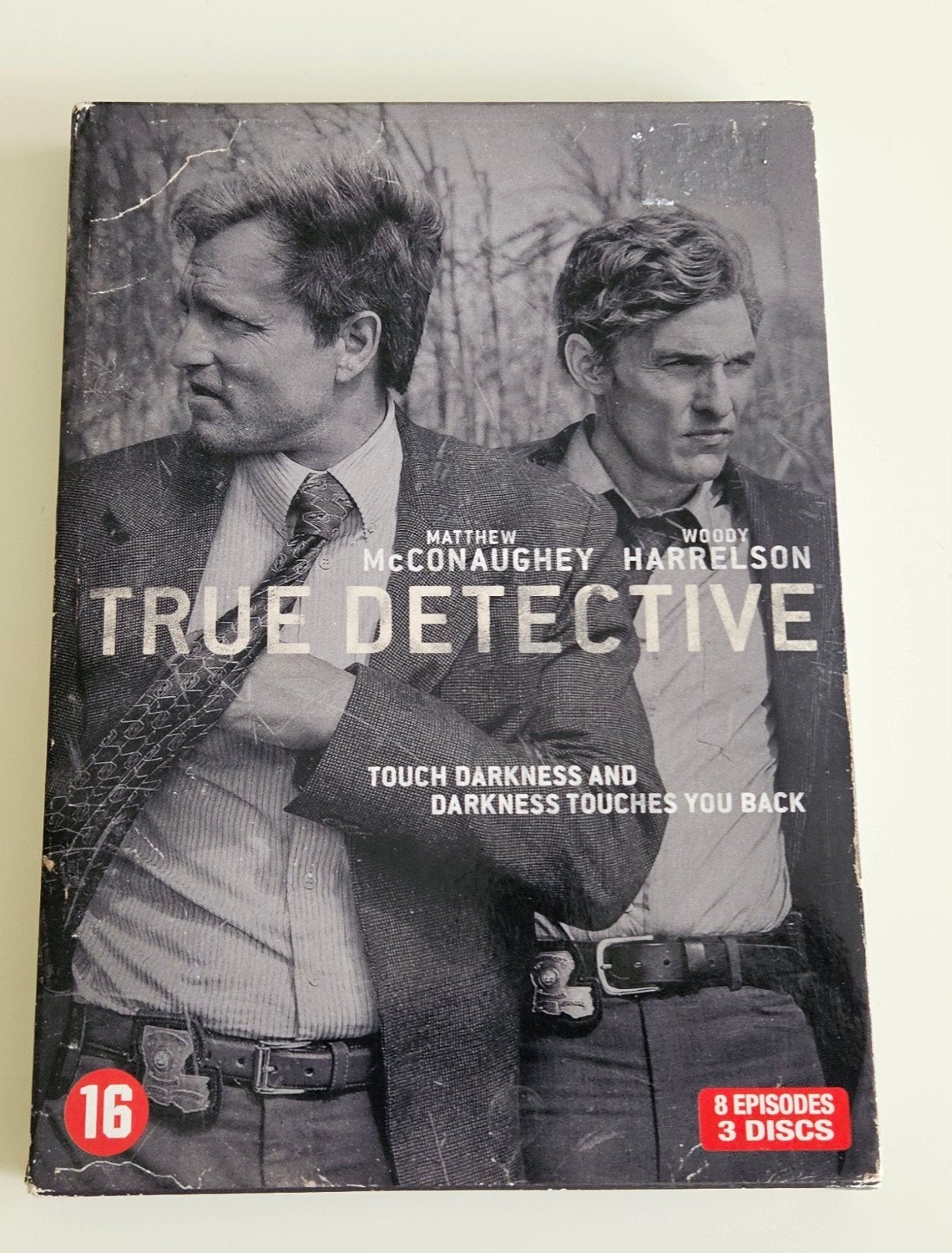 True Detective Seizoen 1, Matthew McConaughey, Cd's en Dvd's, Dvd's | Tv en Series, Vanaf 16 jaar, Nederlands, Inclusief doosje