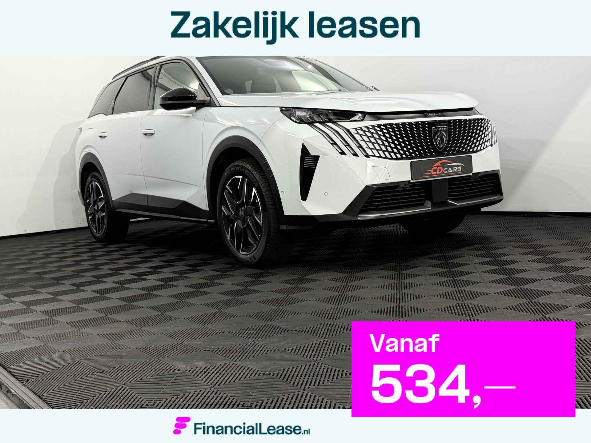 Peugeot 5008 1.2 Hybrid 136 Allure 7p 360 Camera, Navi, Crui, 136 pk, Gebruikt, 750 kg, 1199 cc