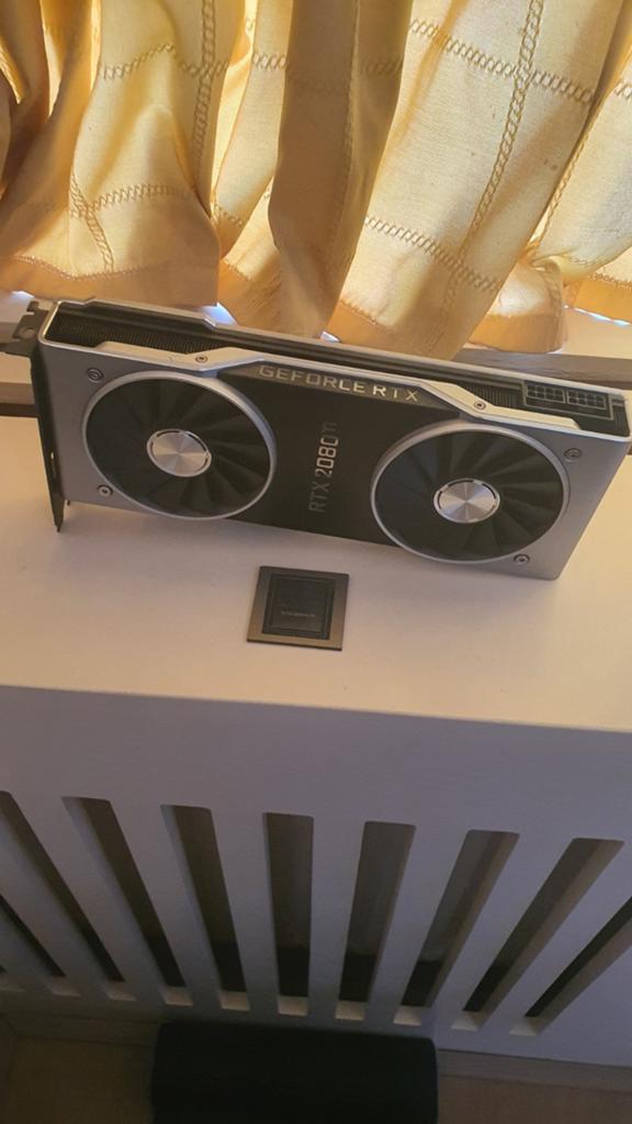 RTX 2080 Ti videokaart - Koeler vervanging., PCI-Express 3, GDDR6, Ophalen of Verzenden, Niet werkend