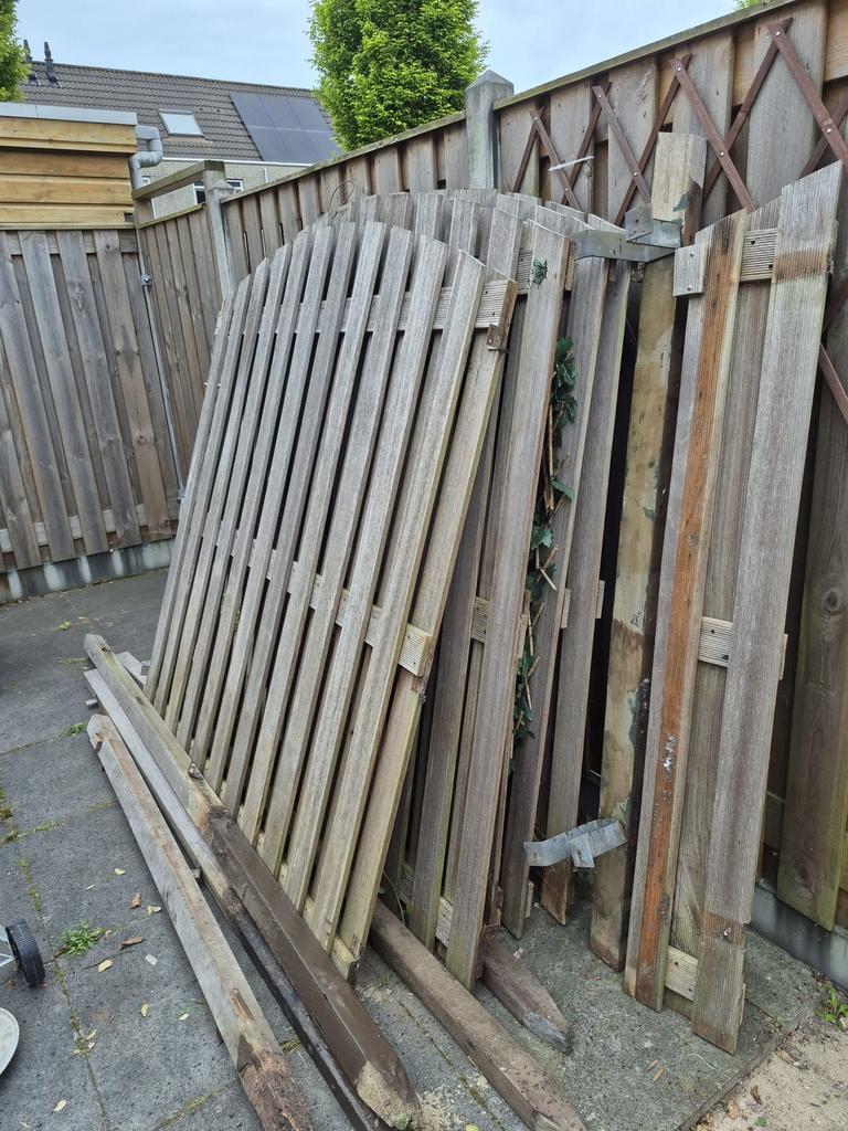 Gratis schutting, Tuin en Terras, Schuttingen, Ophalen, Minder dan 3 meter, Hout, 1 tot 2 meter