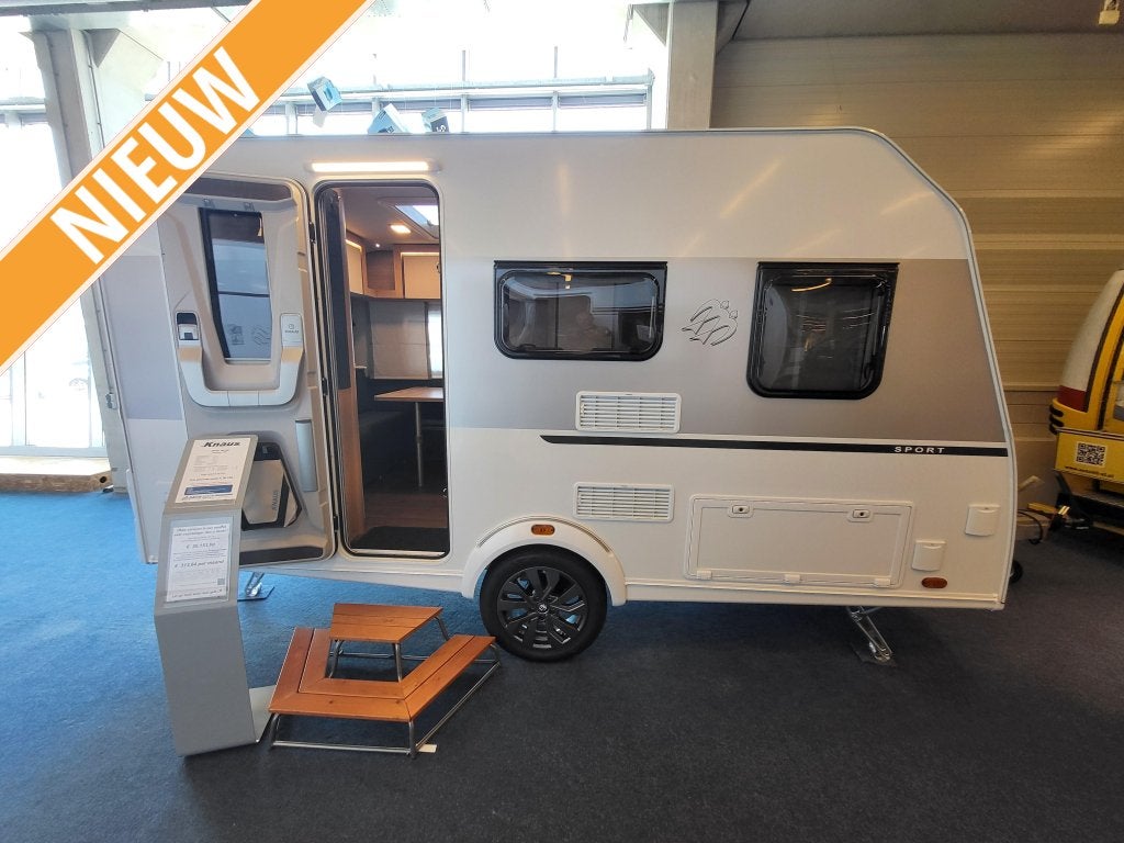 Knaus Sport 400 QD; super compleet af fabriek, Schokbreker, Bedrijf, Treinzit, Tot en met 3