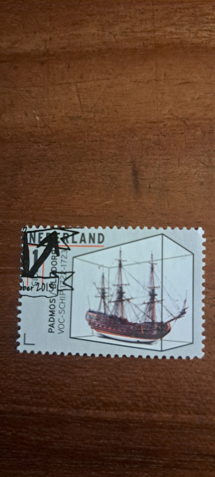 Zegel Scheepsmodellen. Gestempeld. 2015 ., Ophalen of Verzenden