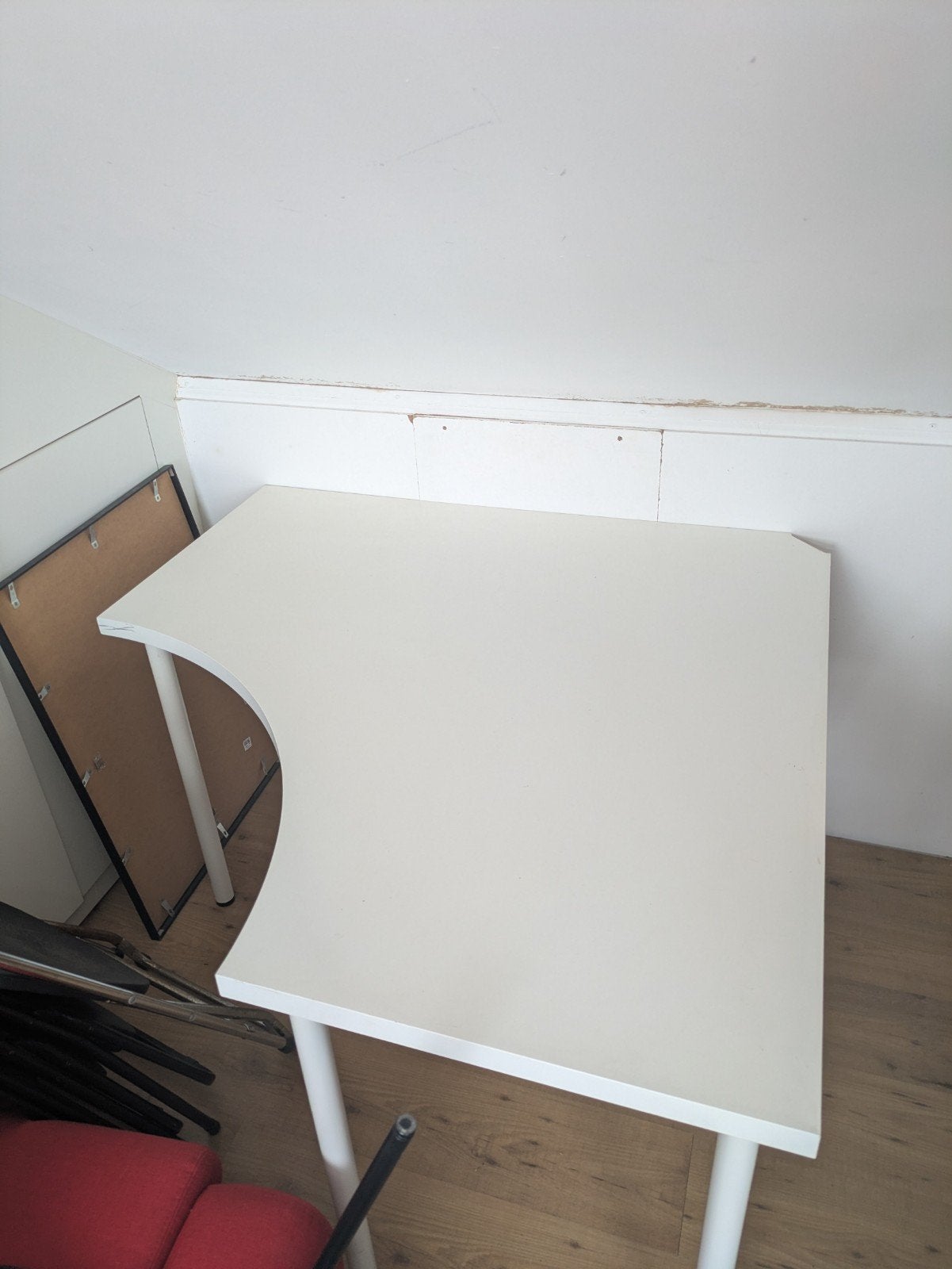 Ikea Linnmon Hoekbureau Wit - 120x120x74 cm, Ophalen, Demontabel, 120 cm, 120 cm