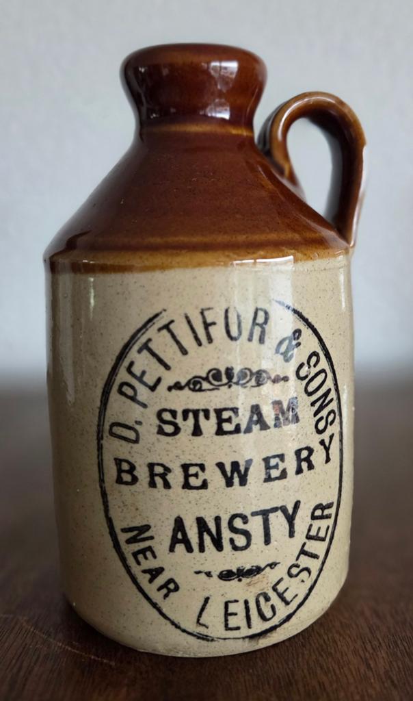 Vintage Pettifor & sons brewery Ansty kruikje, Antiek en Kunst, Ophalen of Verzenden