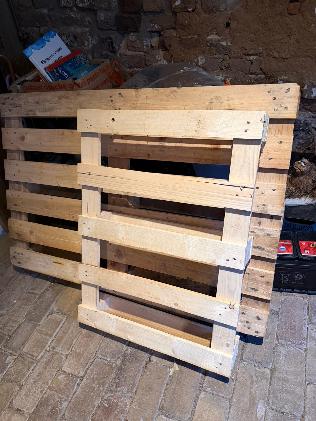 Pallets, Ophalen, Zo goed als nieuw, Pallet, Minder dan 200 cm