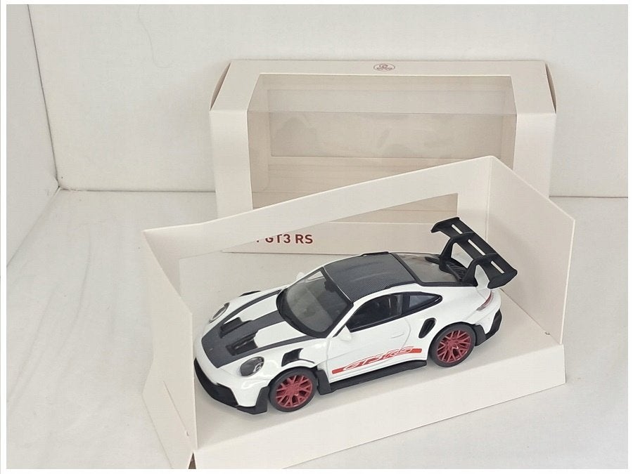 Porsche 911 GT3 RS 2022 "Weissach Pack" White / Black 1-43 N, Hobby en Vrije tijd, Modelauto's | 1:43, Tschuiten@hotmail.com, Auto