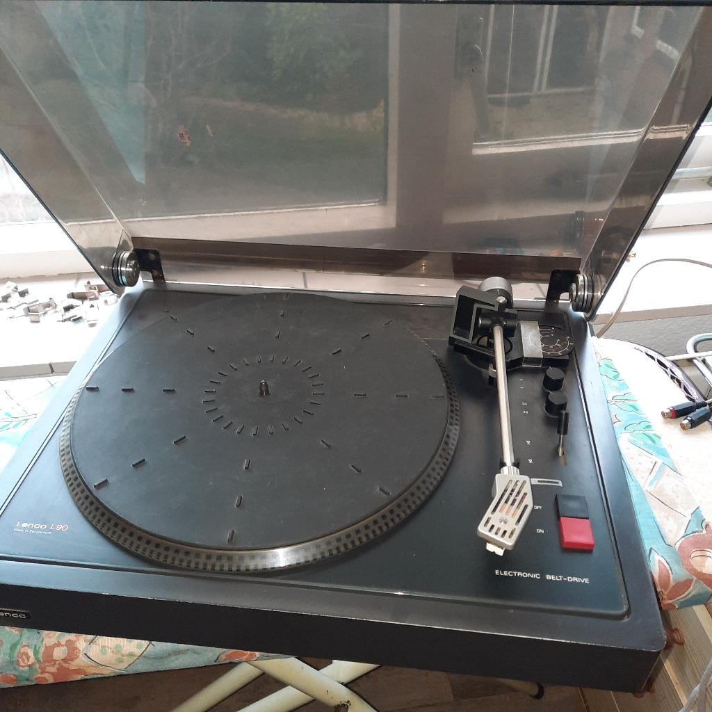 platenspeler Lenco L90, Overige merken, Gebruikt, Pitch-regelaar, Ophalen of Verzenden