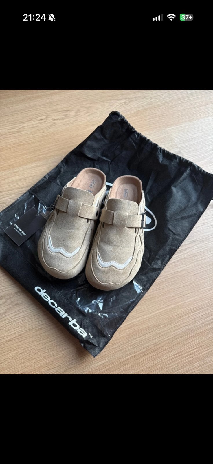 Nieuwe Decarba clogs instappers maat 39, Ophalen, Nieuw, Instappers, Beige