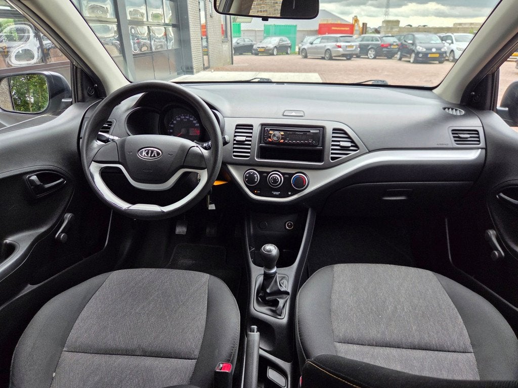 Kia Picanto 1.0 CVVT | Airco | 5 Deurs, Auto's, Voorwielaandrijving, Euro 5, Gebruikt, 400 kg