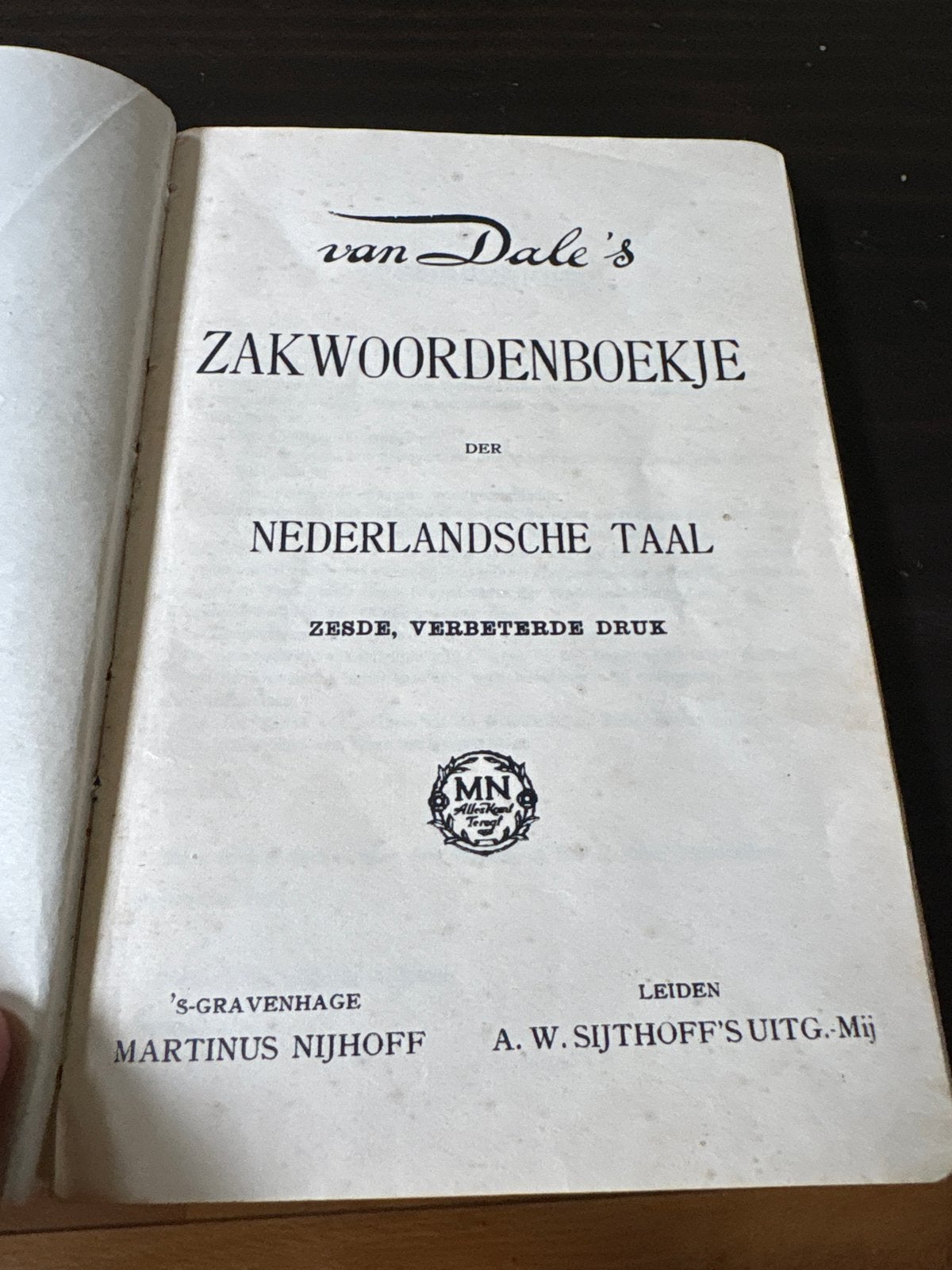 Van Dale's Zakwoordenboekje der Nederlandsche Taal, Ophalen of Verzenden