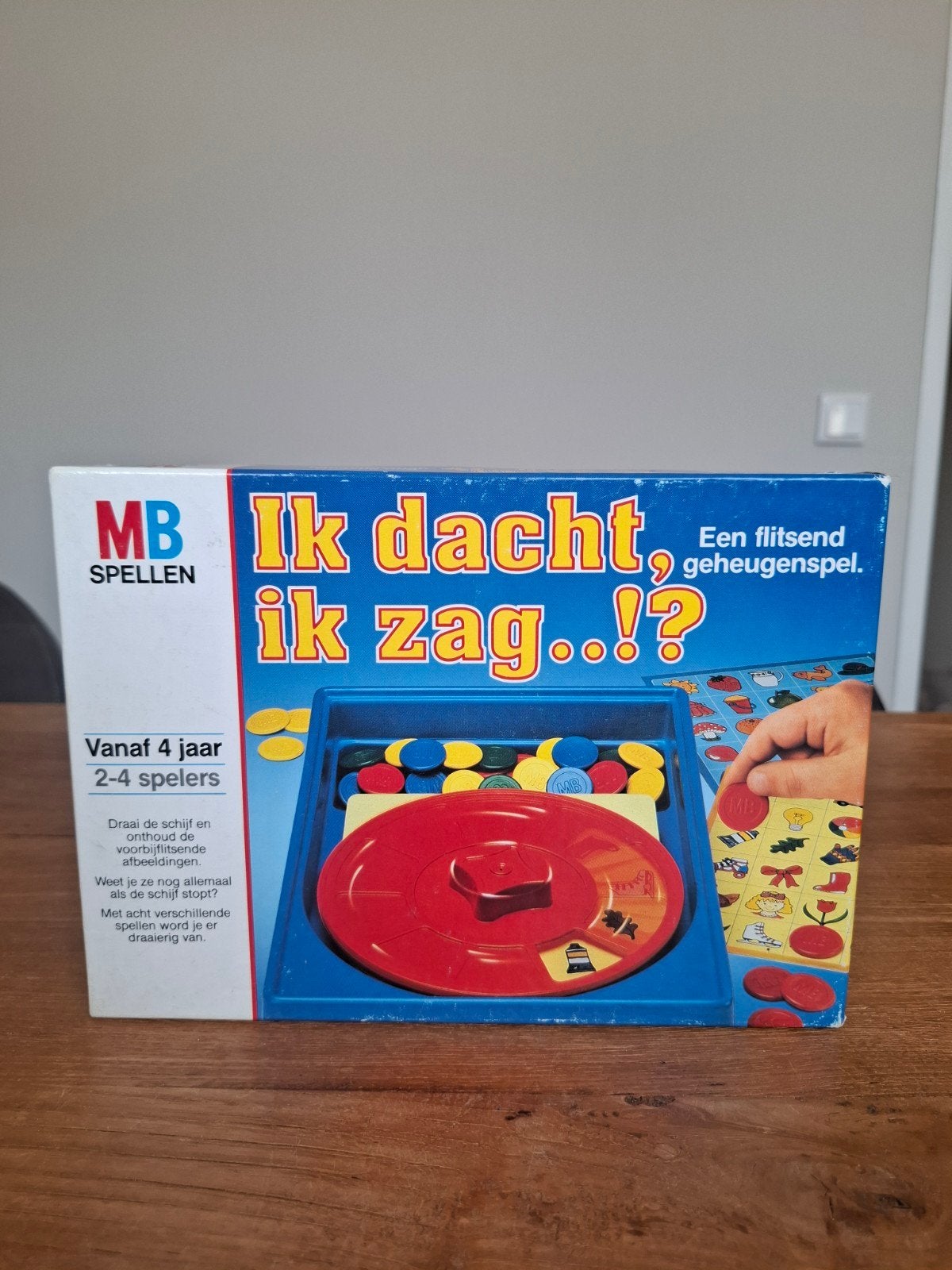 MB Spellen: Ik dacht, ik zag...!? - Geheugenspel, Drie of vier spelers, Ophalen of Verzenden, Gebruikt, MB Spellen