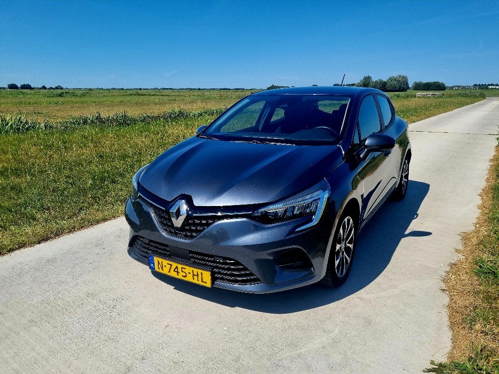 Renault Clio 1.0 TCe 90pk GPF 2021 Grijs/metellic, Auto's, Stof, 49 €/maand, Origineel Nederlands, 1200 kg