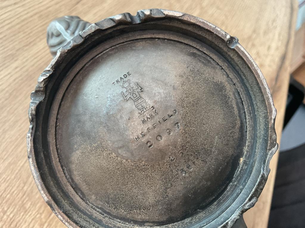 Tinnen theepot, Antiek en Kunst, Antiek | Tin, Ophalen of Verzenden