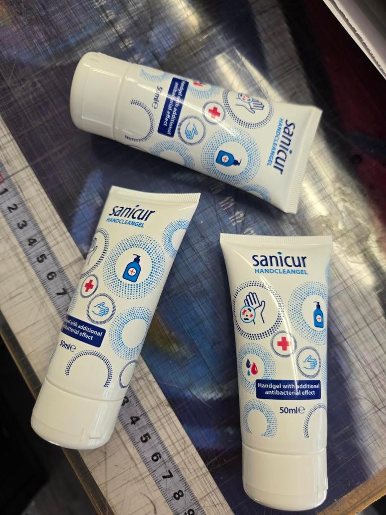 Sanicur Handclean Gel - Antibacterieel - 50ml, Ophalen of Verzenden, Nieuw, Overige typen
