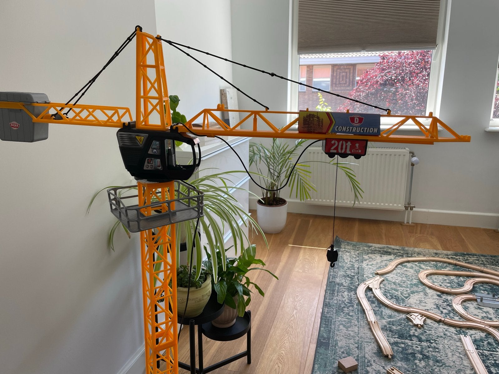 Dickie Toys – Giant Constructie Kraan, Ophalen, Gebruikt, Bouwen