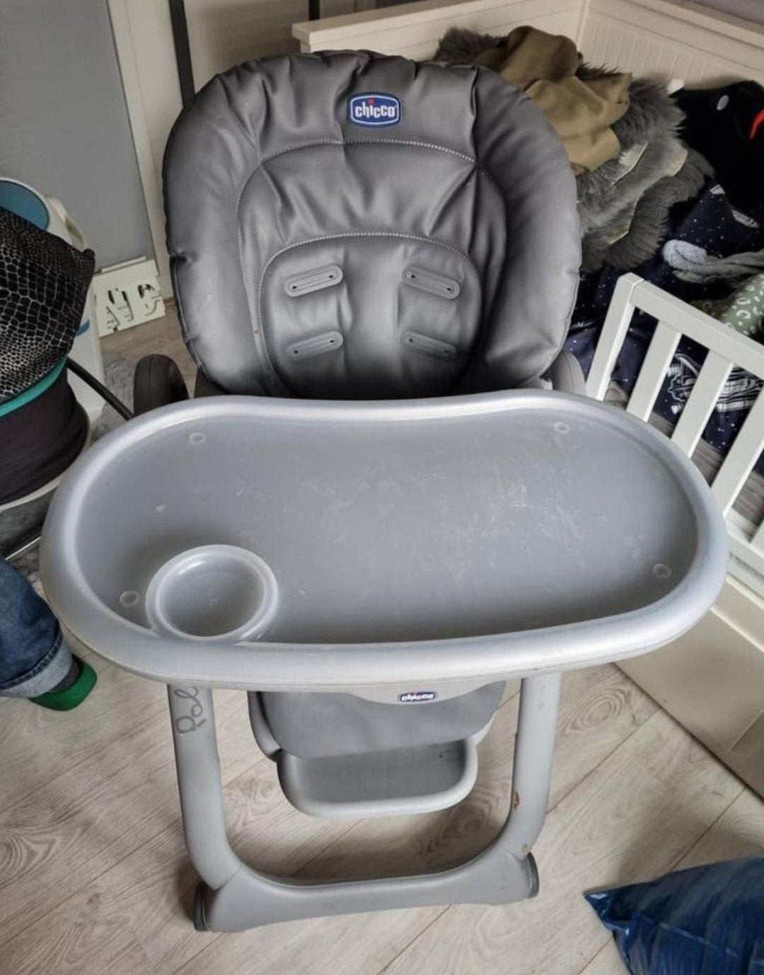 chicco polly magic relax kinderstoel, Kinderen en Baby's, Kinderstoelen, Ophalen, Zo goed als nieuw, Inklapstoel, Afneembaar eetblad