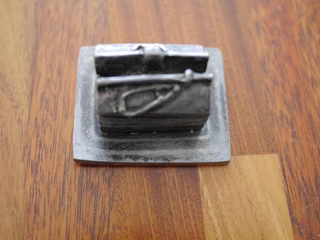 huisarts tas 1920, gesigneerd tin, Ophalen of Verzenden