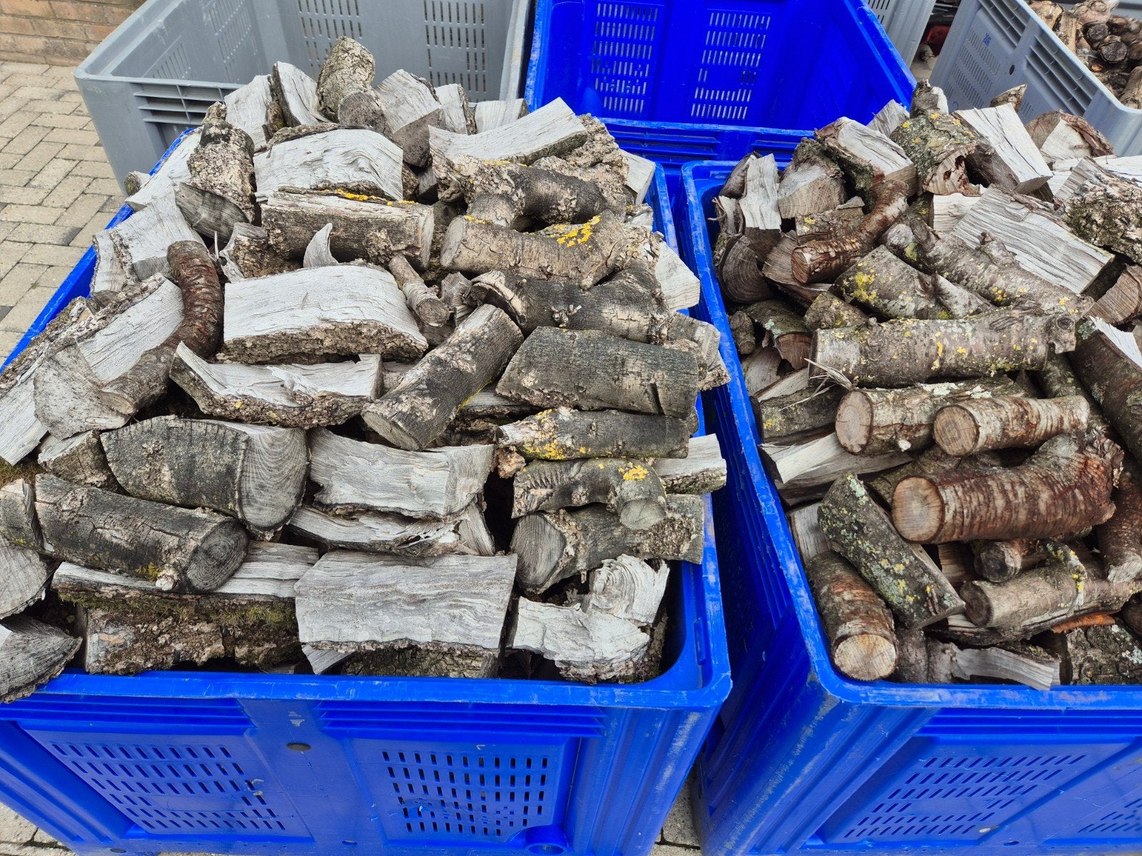 Kachelhout mix - Onbekende houtsoort, Tuin en Terras, Minder dan 3 m³, Ophalen of Verzenden, Overige houtsoorten, Blokken