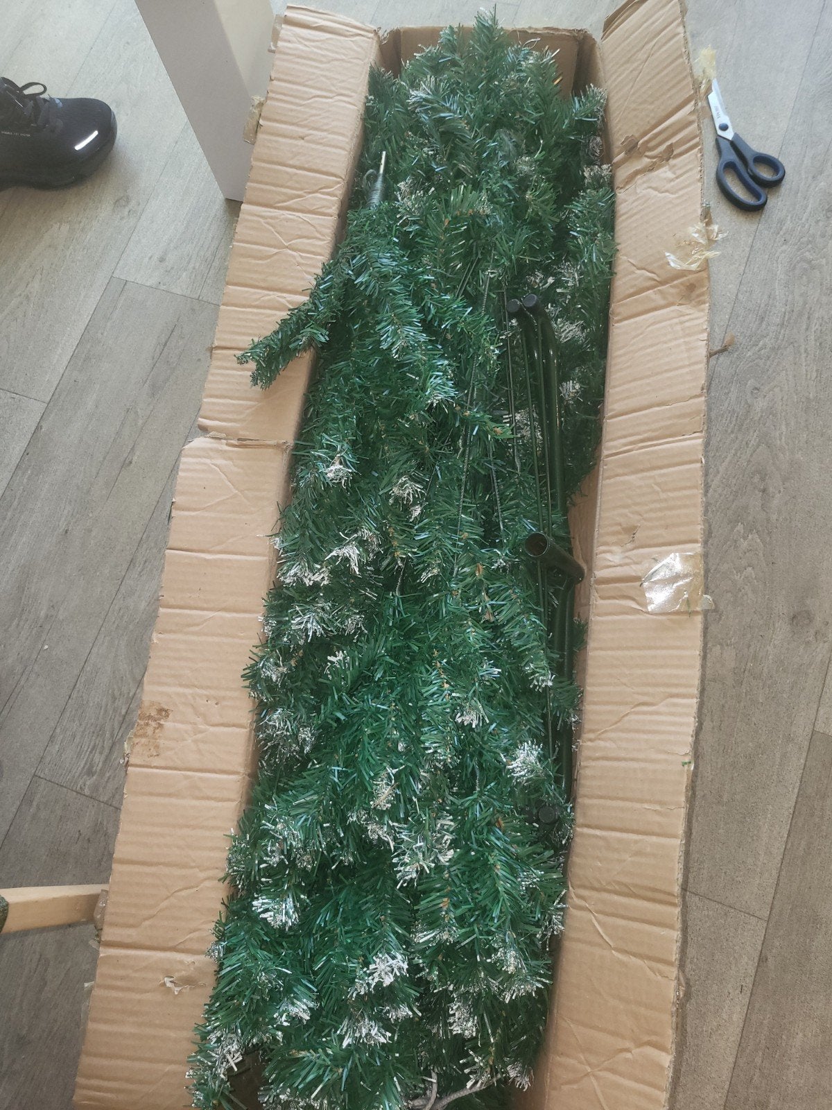 Kunstkerstboom zgan, Ophalen, Zo goed als nieuw
