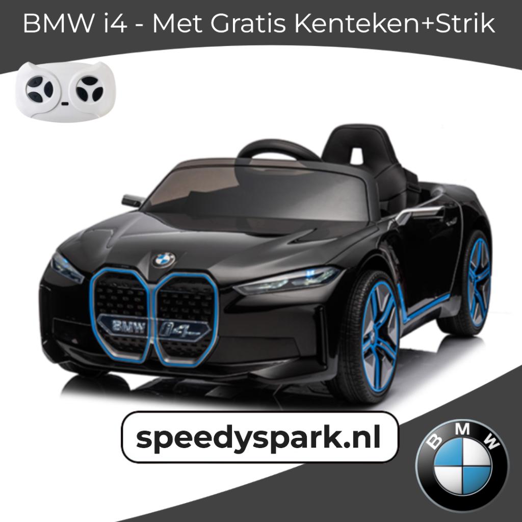 Elektrische kinderauto BMW i4 - 12V, Ophalen of Verzenden, Nieuw