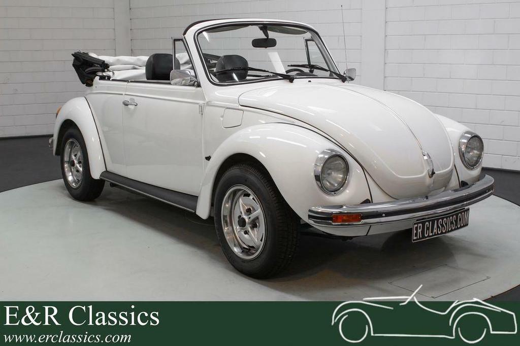 VW Kever Cabriolet | Gerestaureerd | Zeer goede staat | 1979, Auto's, Oldtimers, Achterwielaandrijving, Zwart, Cabriolet, Wit