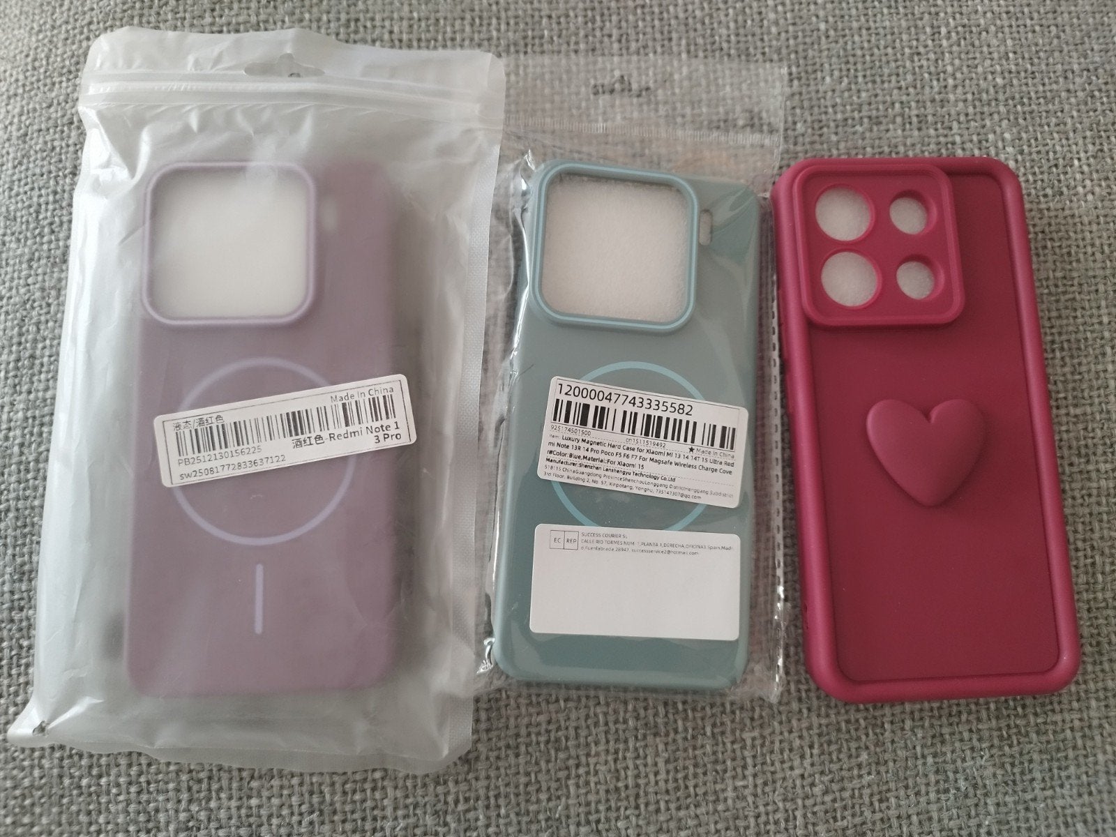 Telefoonhoesjes voor Xiaomi (3 stuks), Ophalen of Verzenden, Nieuw, Bescherming