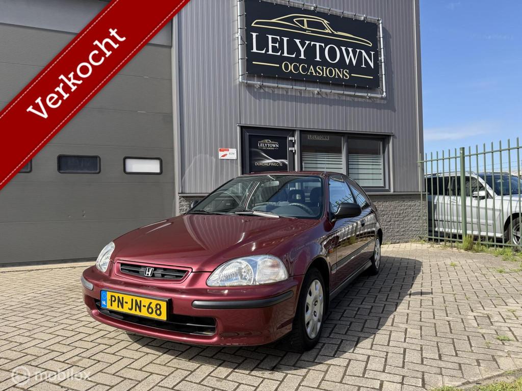 Honda Civic 1.4i S | Airco | Stuurbekrachtiging |, Gebruikt, 31 €/maand, 4 cilinders, 1396 cc