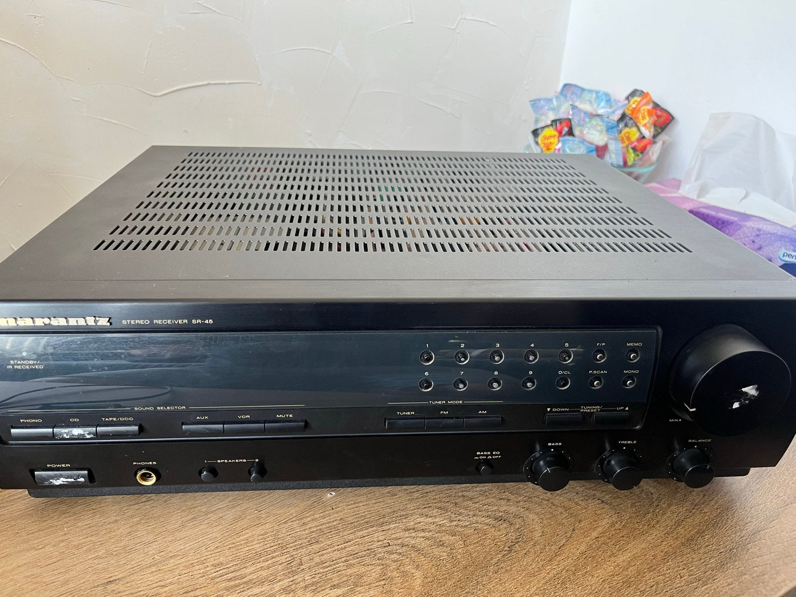 Marantz SR-48 Stereo Receiver - Goede staat, Gebruikt, 60 tot 120 watt, Stereo, Ophalen