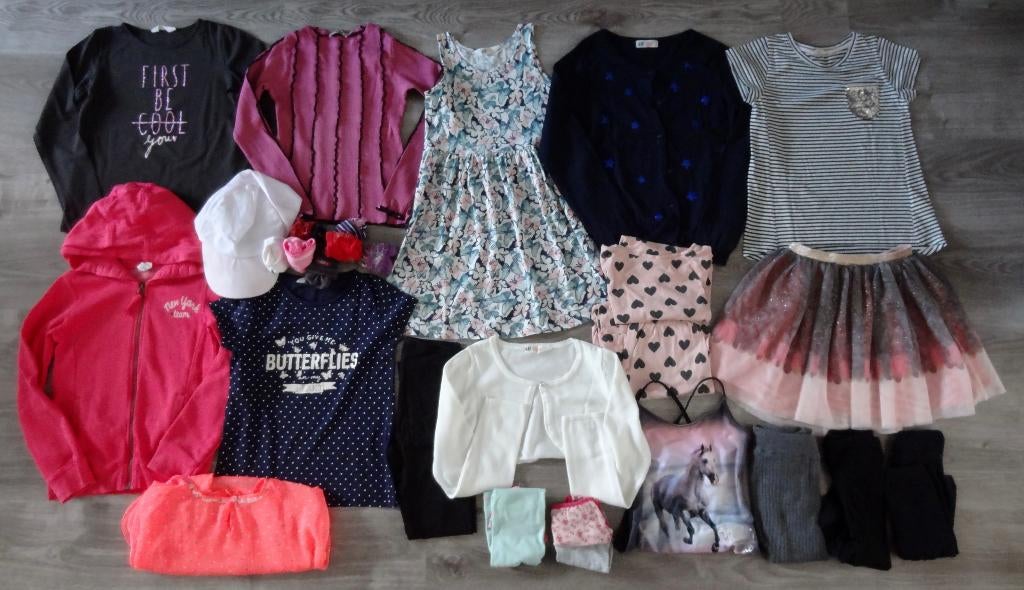 Pakket meisjes kleding maat 134 140, Ophalen of Verzenden, Zo goed als nieuw, Meisje, Setje